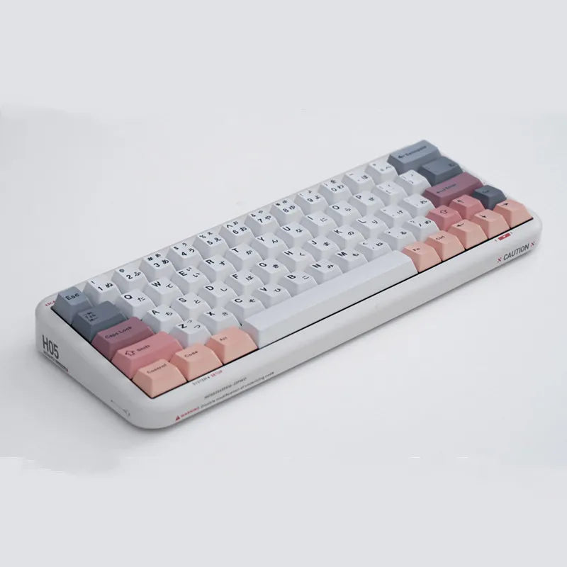 Akira taustiņvāciņi US/JP Cherry Profile 129/23 Keys PBT materiāls 5-side sublimation Sublimation Keyboard for MX Switch Mehāniskā tastatūra