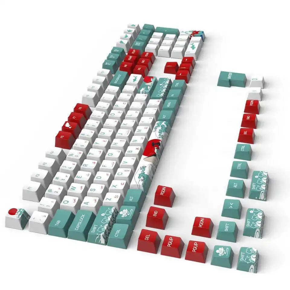 129 キーアラビアキーキャップセット PBT/ABS チェリープロファイル OEM キーキャップゲーミングカスタムパーソナライズされたかわいい MX スイッチメカニカルキーボード用