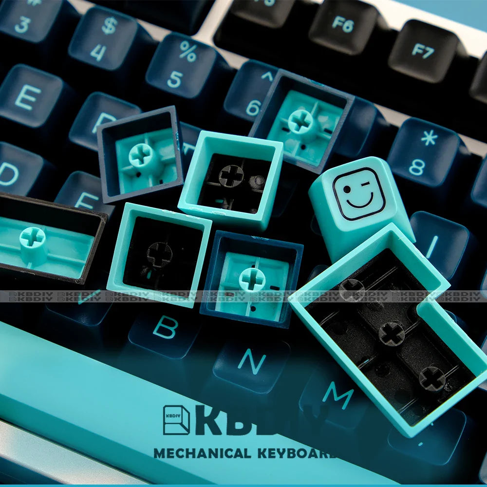 KBDiy GMK Monster Keycaps Custom PBT SA Profile 160 Key Caps ISO Mechanical Keyboard Keycap for MX Switches GMK67 G500 84/87/96 (Copy)
